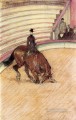 サーカス馬場馬術にて 1899 トゥールーズ ロートレック アンリ・ド